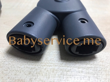 Шарнир складывания рамы левый серый