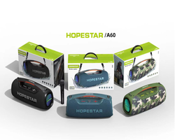 Портативная Беспроводная Bluetooth Колонка Hopestar A60, 100W / Караоке Система / Беспроводной Микрофон / Хаки