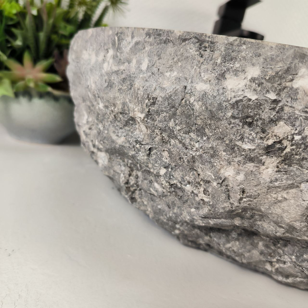 Раковина из мрамора Erozy Grey EM-64530 46*46*15 0186