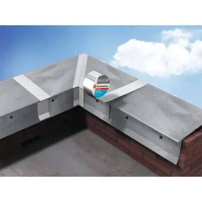 Самоклеящаяся битумная лента герметик NICOBAND ТехноНиколь 10 м х 10 см, серебристый