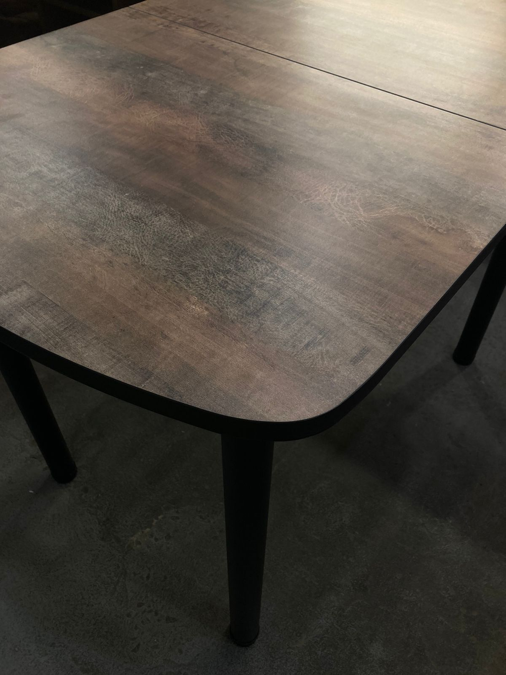 Стол разд Пластиковый подстолье прямое хром пояс венге Трансильвания