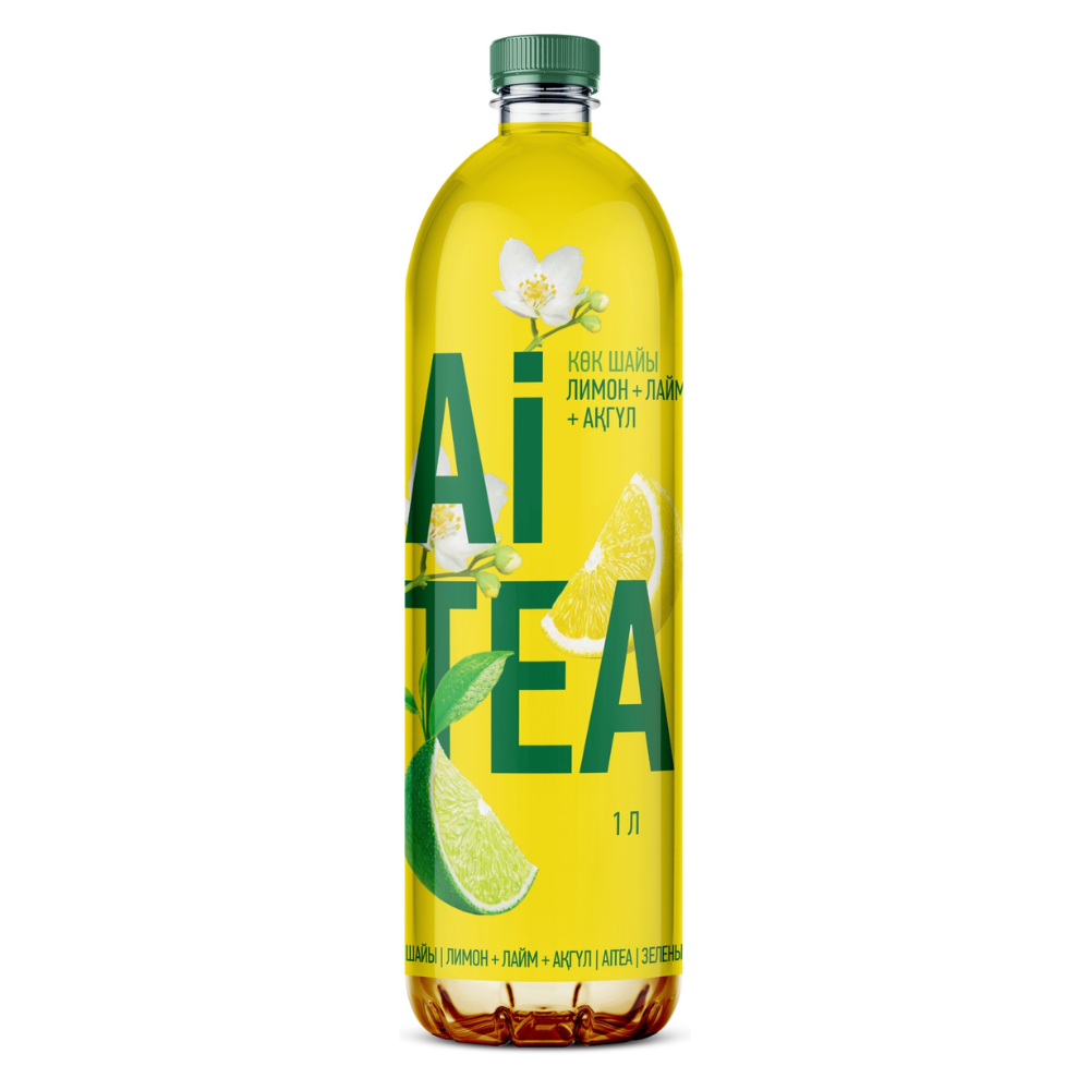 Зеленый чай Ai Tea Лимон-лайм 0.5 л