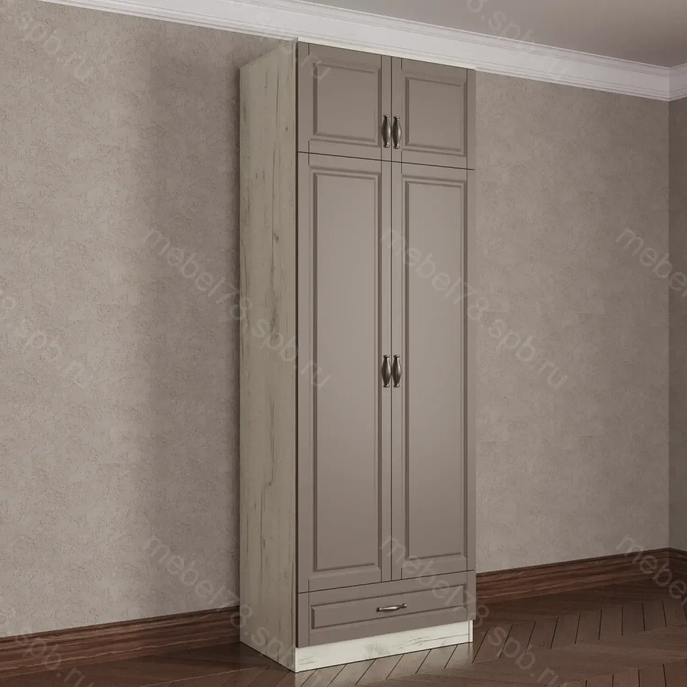 Шкаф распашной с антресолью 2/3 (мадес)