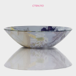 Салатник Доляна «Лаванда», 600 мл, 18×5 см, стекло