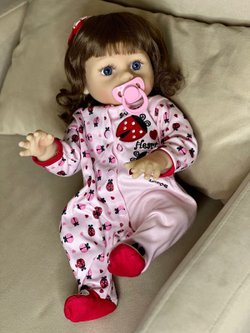 Кукла Реборн виниловая 48см в пакете (FA-061)