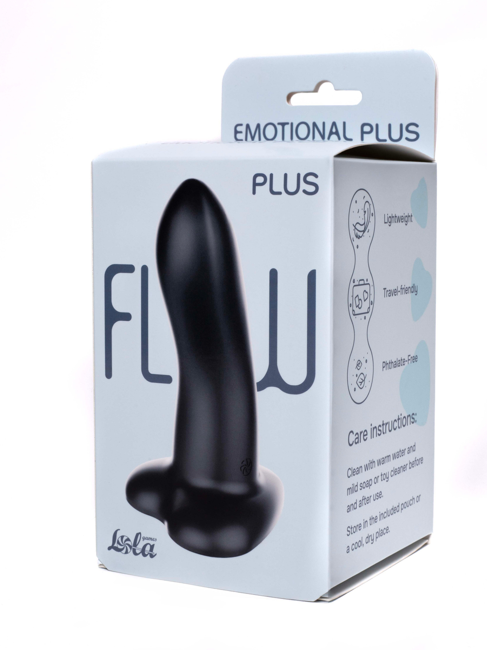 Нереалистичный дилдо Emotional Plus Black 2044-04lola