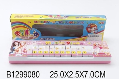 Пианино на бат. 25см., коробка 118D-2