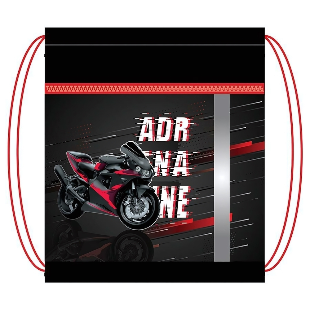 Сумка для сменной обуви ЭЛИТ, светоораж. полоса 460/360 "Адреналин 2023" (Пчелка)