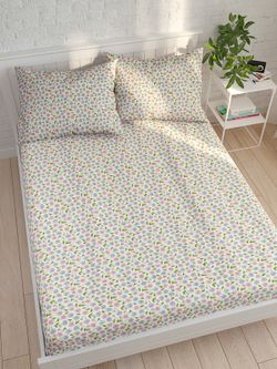 Простынь на резинке Сказка "Очарование" 180х200 см, перкаль