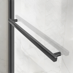 Душевой уголок Slim Soft VSR-1SS9014CLGM, 1400*900, вороненая сталь, стекло прозрачное, , шт