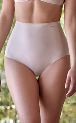 Утяжка с высокой линией талии Skin Shape Cotton (Размер: L) (Цвет: телесный)