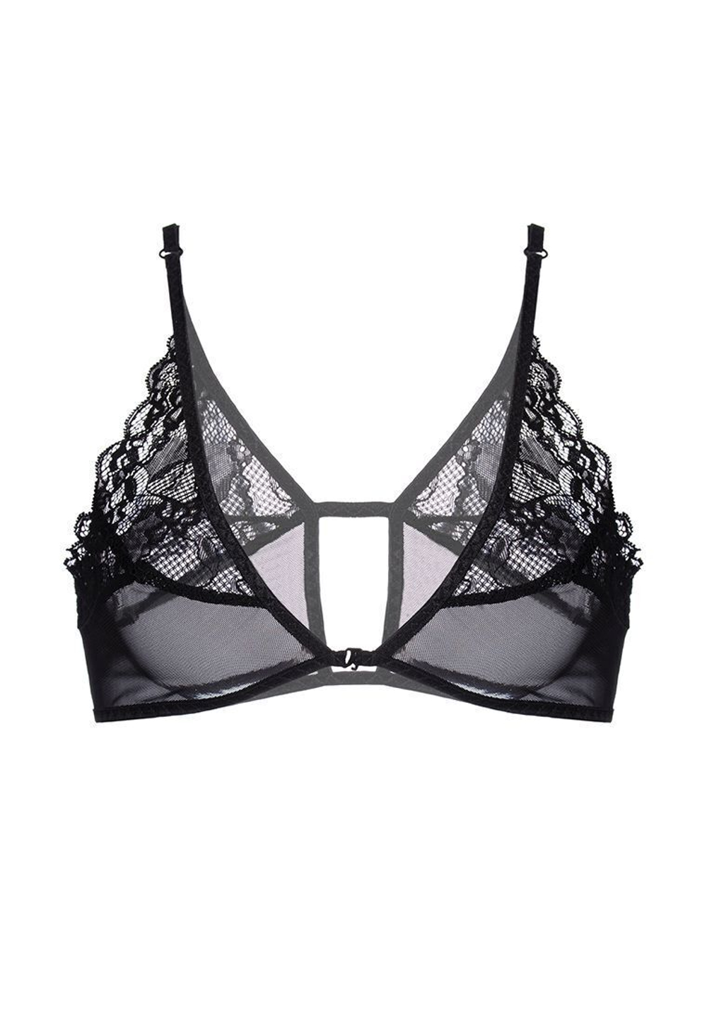 Бюстгальтер-бралетт Odette с застежкой спереди (Размер: 50-52) (Цвет: черный)