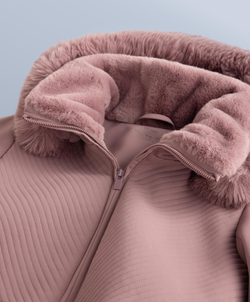 Oysho Водонепроницаемый облегающий эластичный горнолыжный комбинезон, фиолетово-розовый