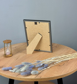 Фоторамка 15х21 см черная, без фактуры, арт. 1521.727841