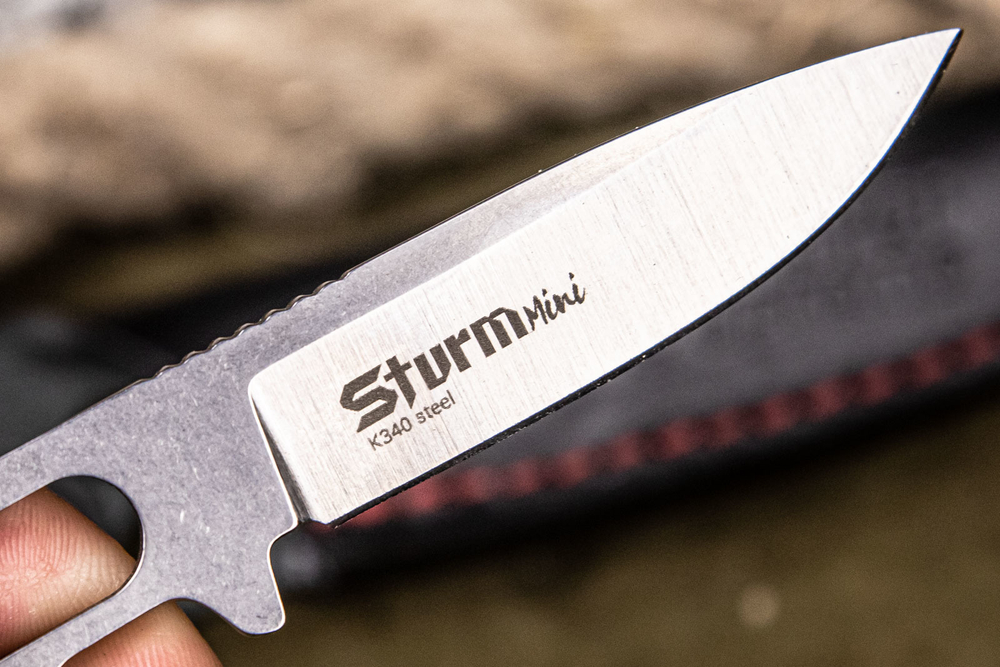 Туристический нож Sturm Mini K340 StoneWash