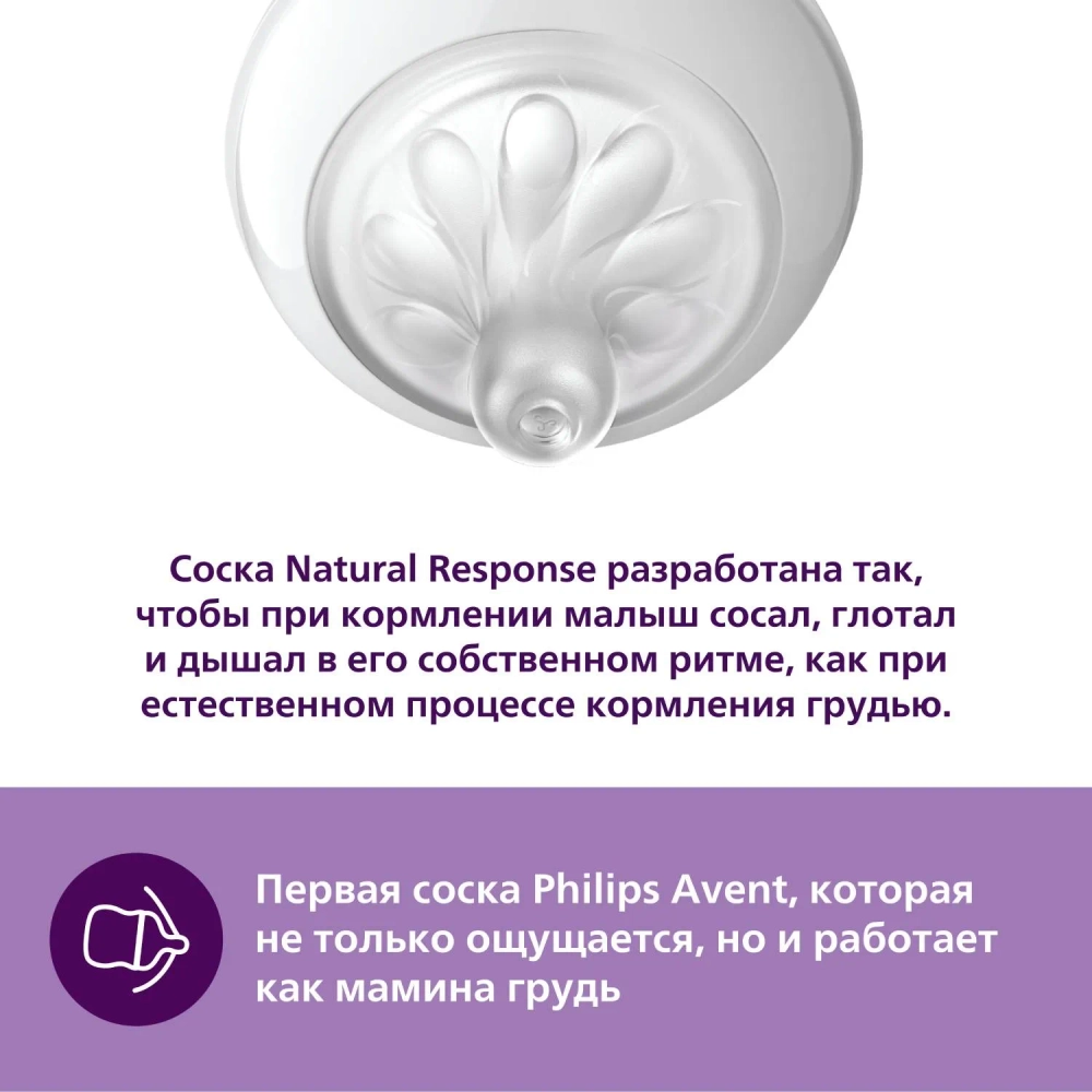 Соска силиконовая Philips Avent 2шт 6поток SCY966/02