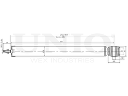 Амортизатор газовый задней подвески UNIO SAB-10689