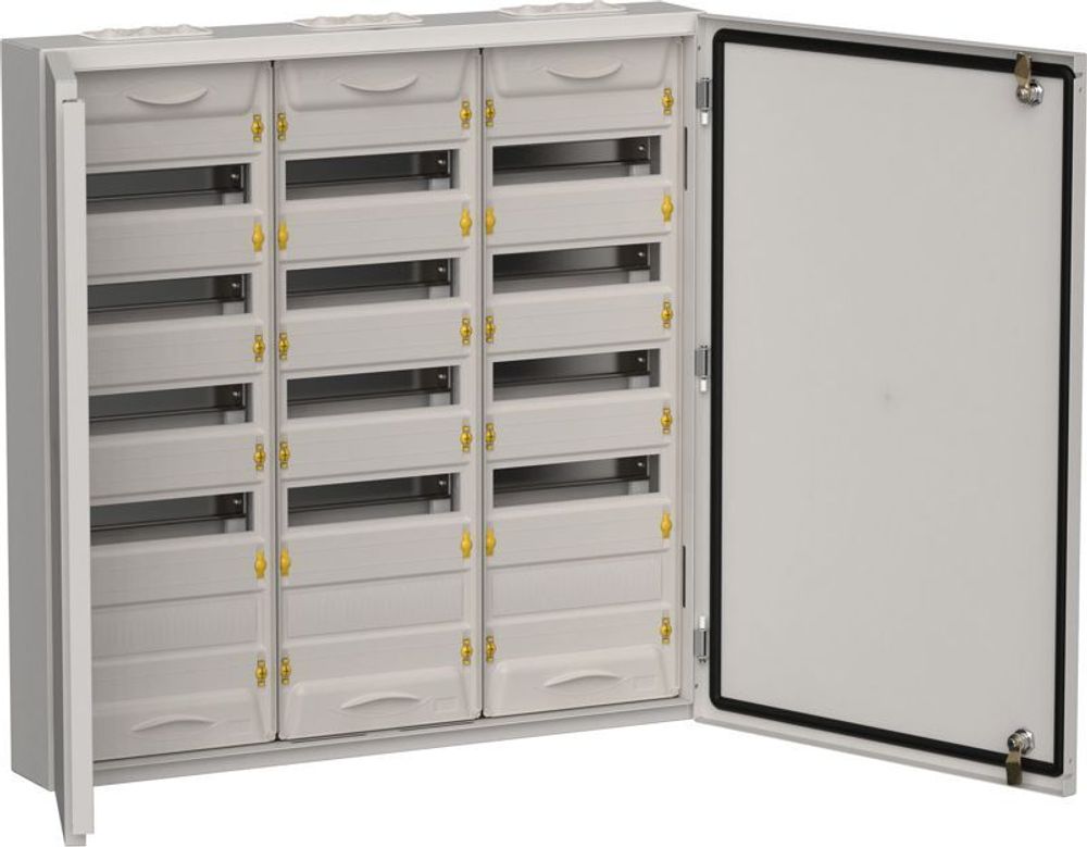 Корпус ЩРн-180 (3х60) TITAN 5 835х830х140 IP54 метал. сер. IEK TI5-50-N-3X060-54-7035