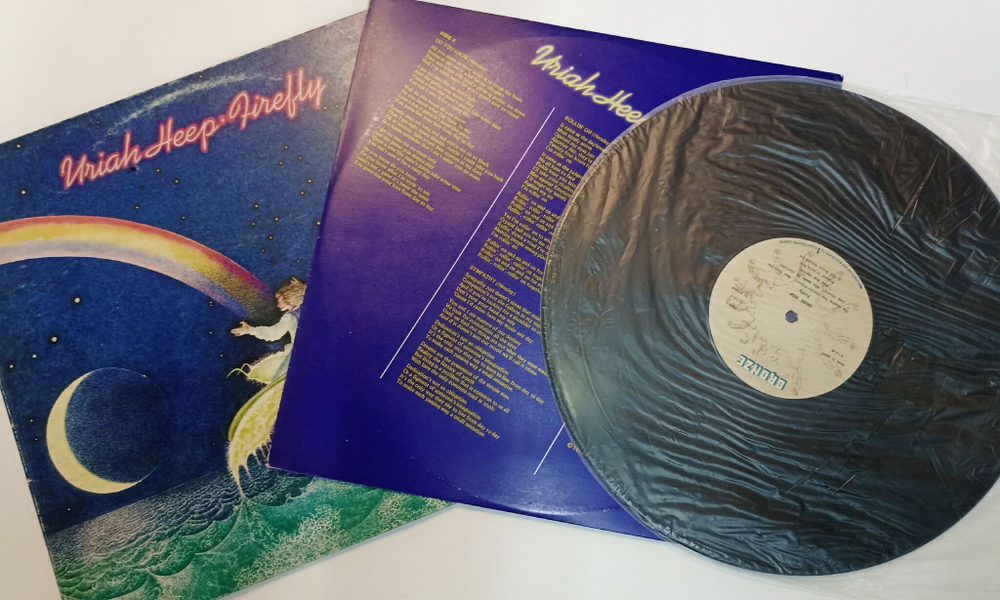Винтажная виниловая пластинка LP Uriah Heep Firefly (Spain 1977)