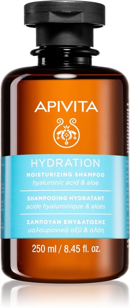 Apivita увлажняющий шампунь для всех типов волос Hydratation Moisturizing