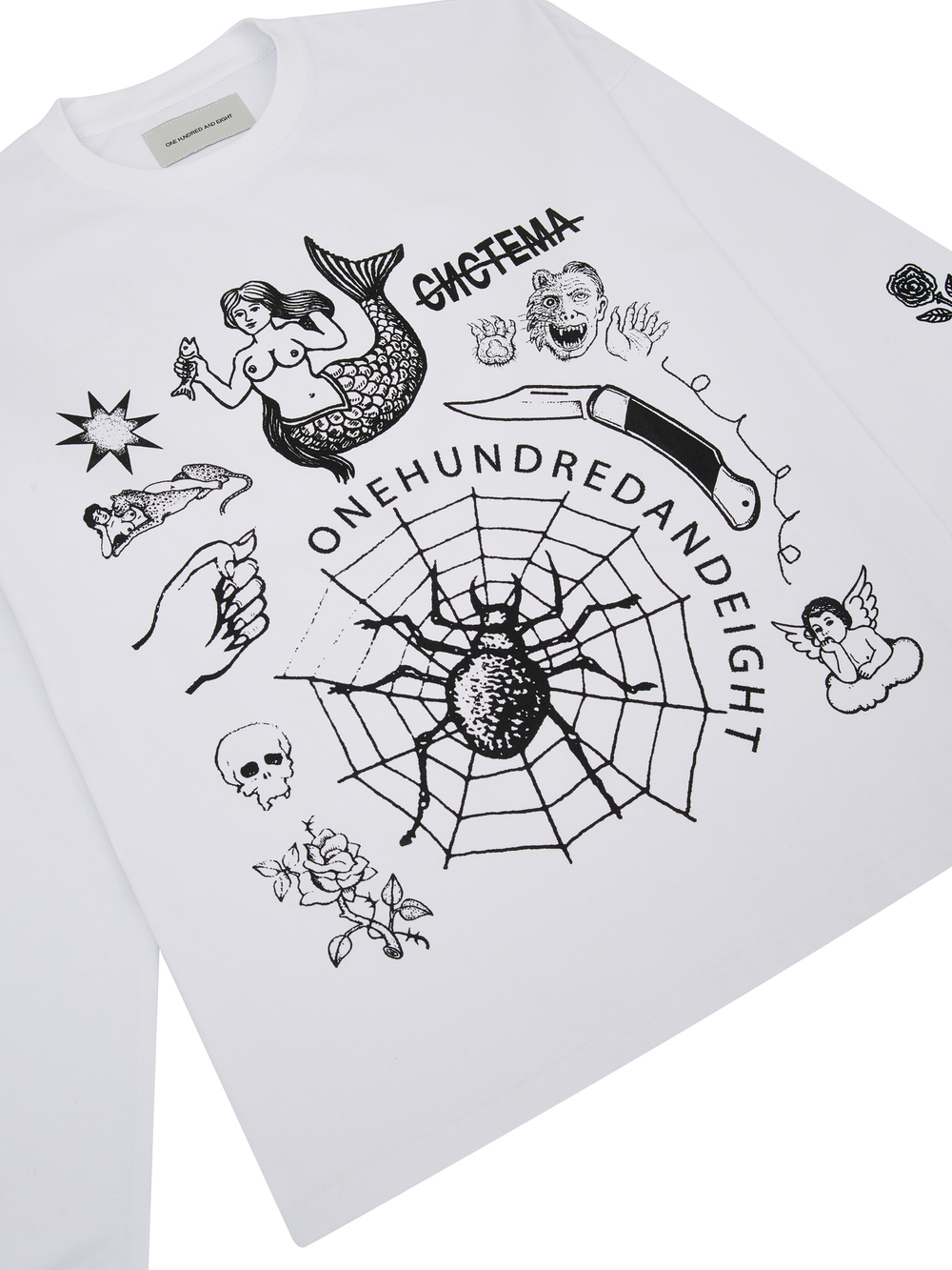 Лонгслив System 108 с татуировками 2.0