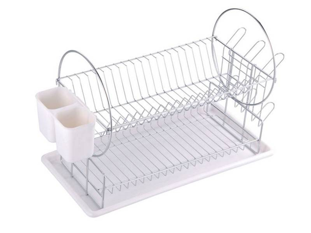 Сушилка для посуды 2-х уровневая 50*23*36см DR-1