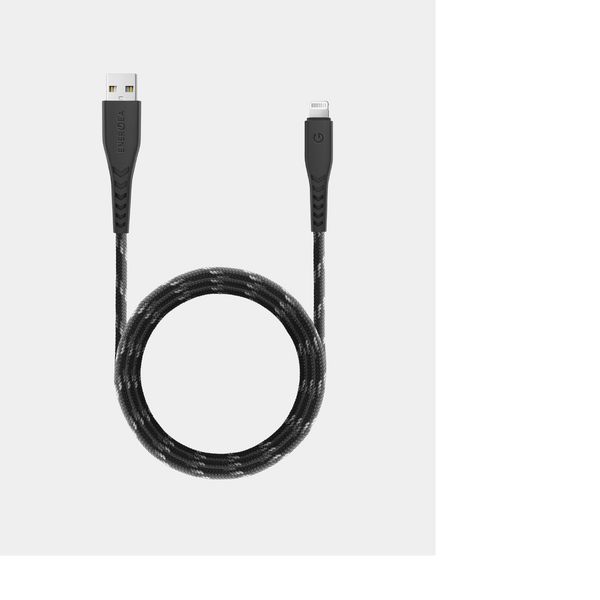Кабель Energea NyloFlex, USB-A to Lightning 1.5M, Черный | Black