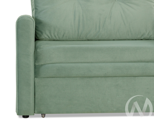 Диван прямой Юнат 2 (МД) Bismark 11 (велюр мятный)