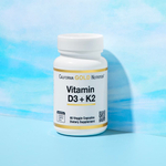 California Gold Nutrition, витамины D3 и К2, 60 растительных капсул