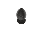 Силиконовая анальная пробка черная M (7.2*3.5cm) 3305-02