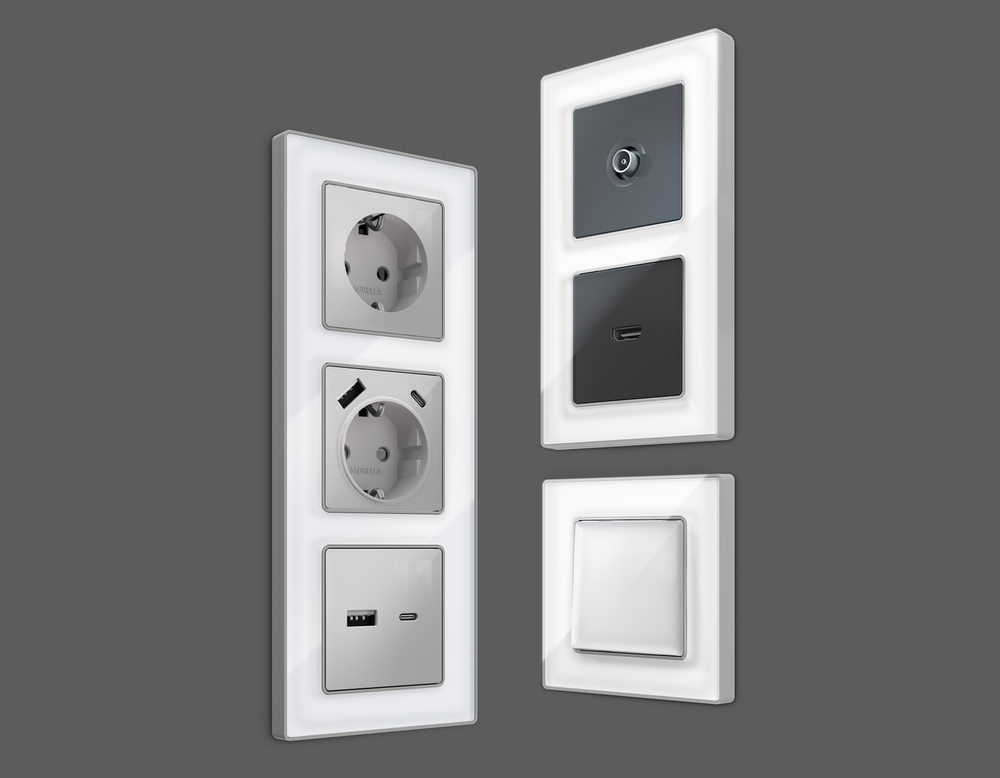 AF580132 Рамка ALFA Arctic (Белый Стекло органическое/Серебро) 2-ая