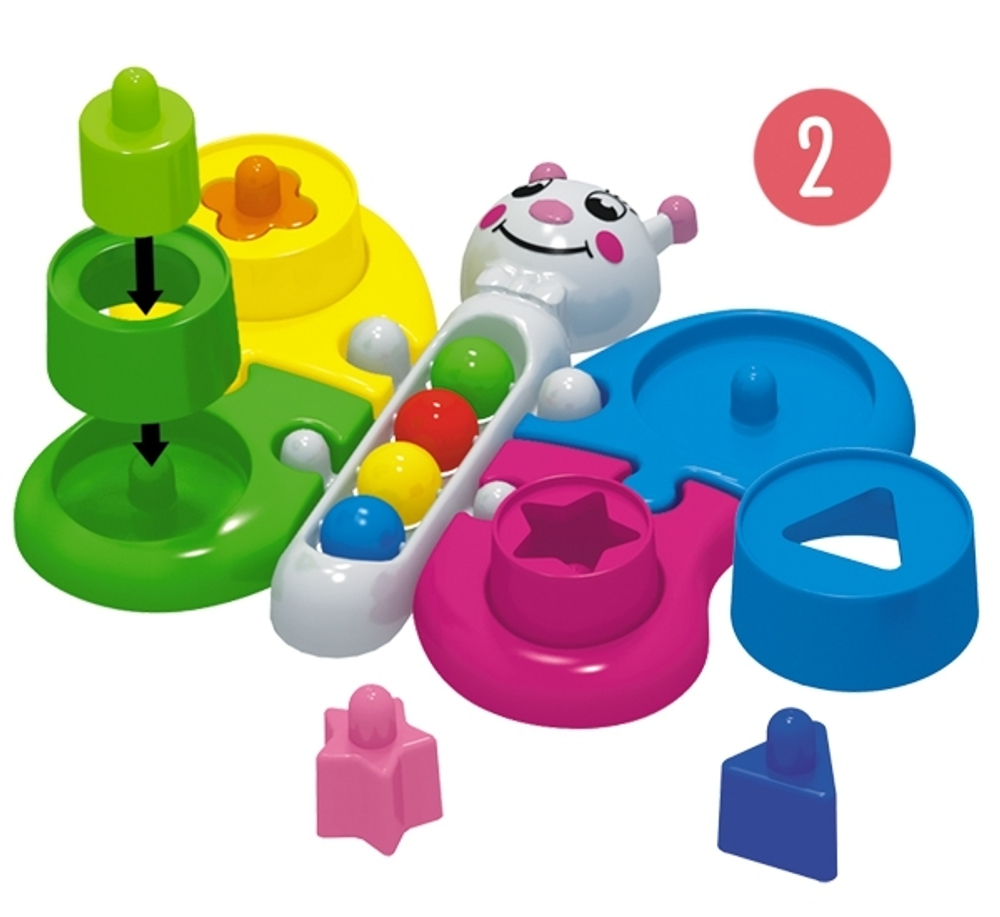 01932/Логическая  игрушка "Бабочка"/36