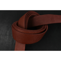 Ременная заготовка Красно-коричневая с лицевой отделкой + плита Геккон