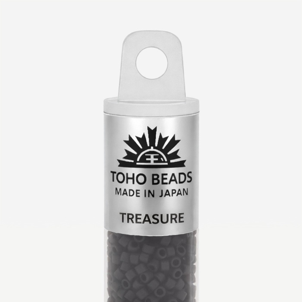 Японский бисер TOHO Treasure (№14F), прозрачный матовый