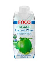 Вода кокосовая FOCO Organic, без сахара, 330 мл
