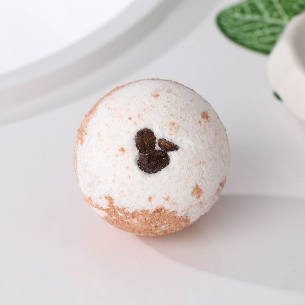 Бомбочка для ванны с зернами кофе Coffee Time - 130 гр.