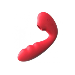 Вакуумный вибростимулятор BeYourLover Tara с функцией нагрева, красный