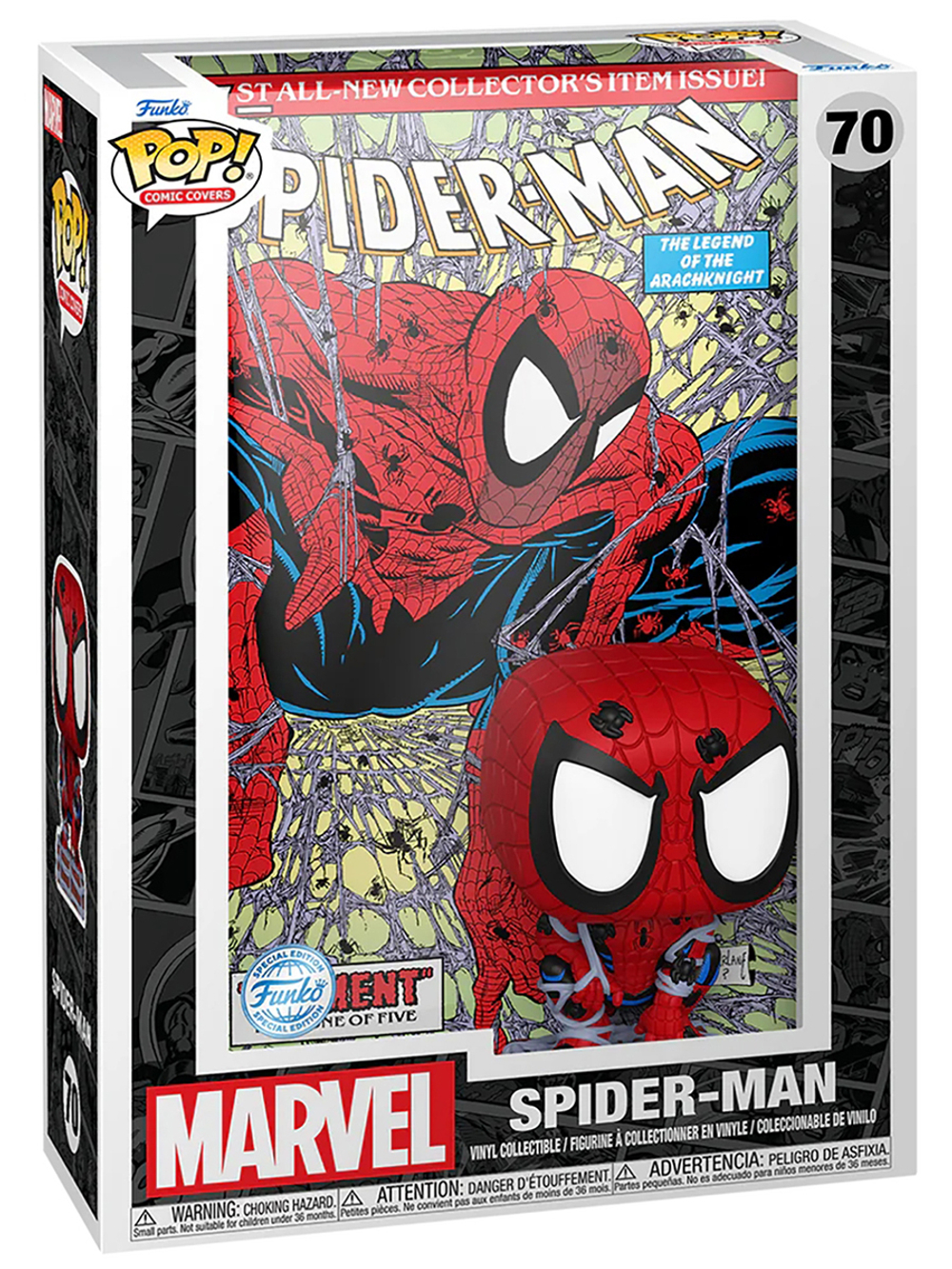 Фигурка Funko POP! Comic Covers Marvel Spider-Man Torment Vol 1 Spider-Man (70) (Exc) 85339