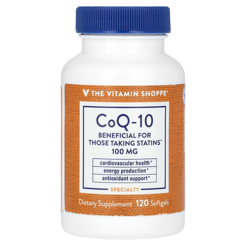 The Vitamin Shoppe, Коэнзим Q-10, 100 мг, 120 мягких таблеток