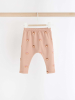 Толстовка флисовая и легинсы в комплекте для малышей Next 904-482, Бежевый, Коричневый