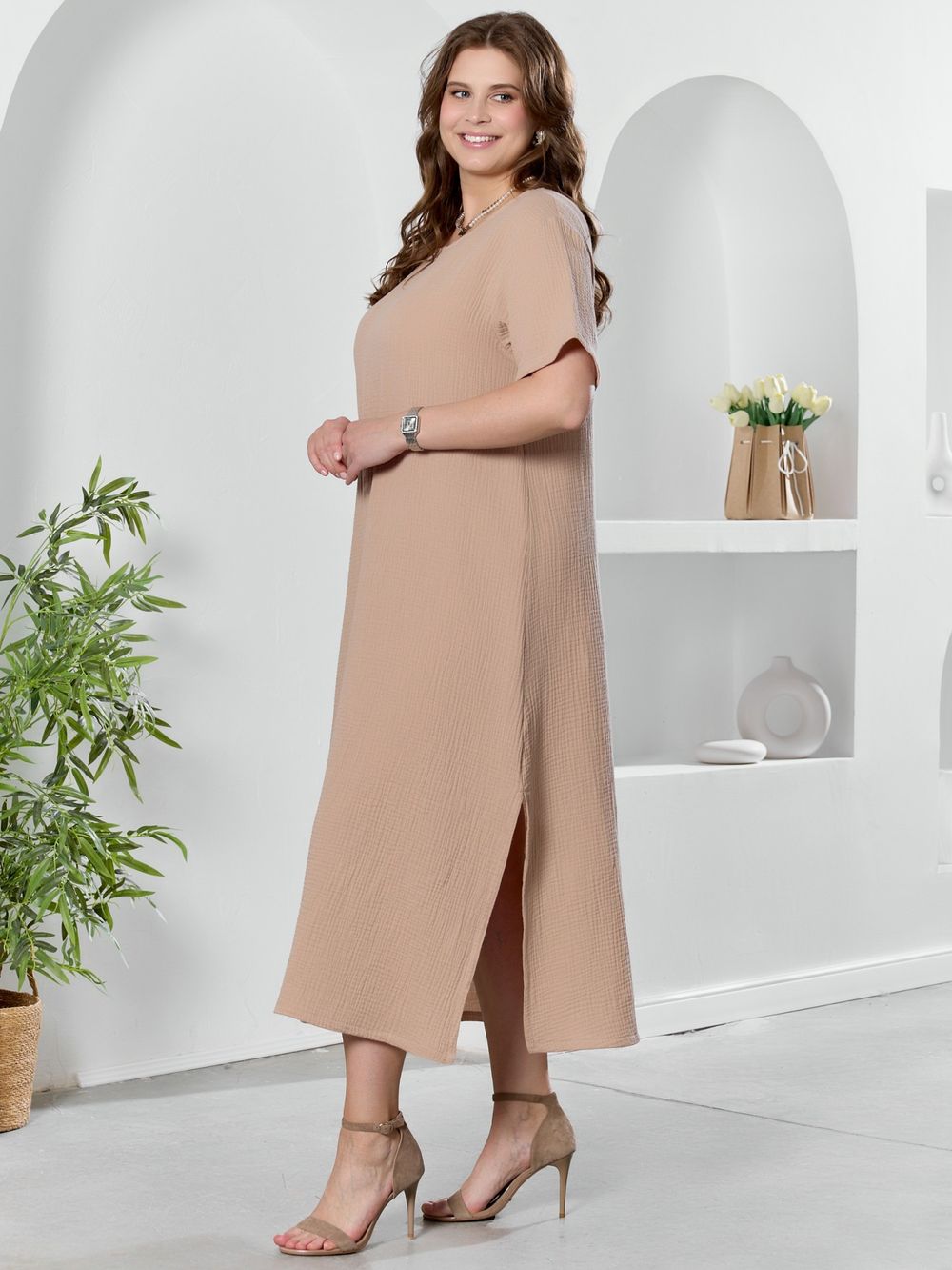 Платье Вуаль-1 Виотекс БЕЖЕВЫЙ