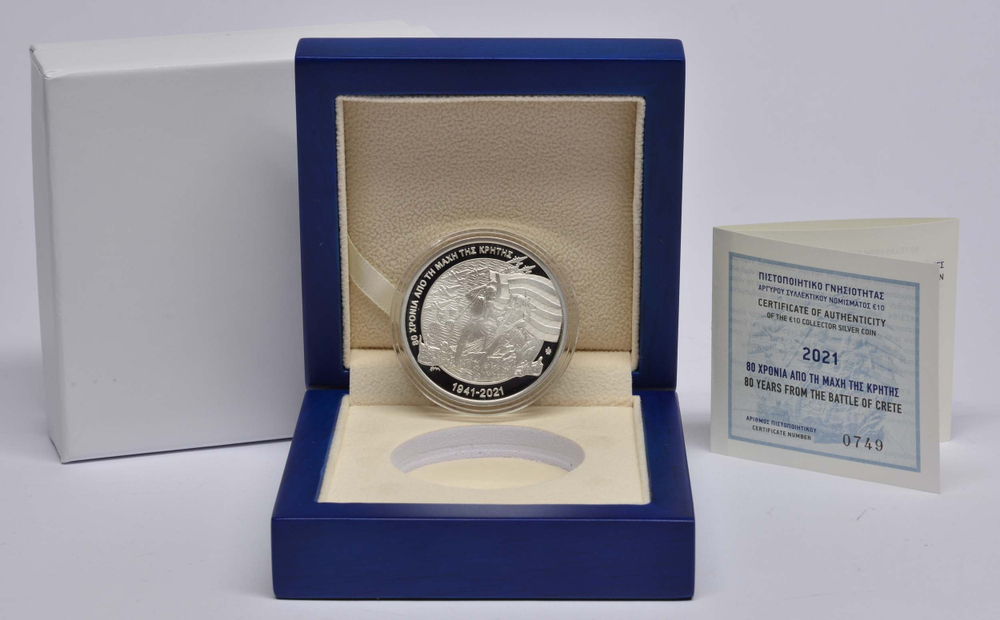 ГРЕЦИЯ, 2021, 10 ЕВРО [СЕРЕБРО] [PROOF]