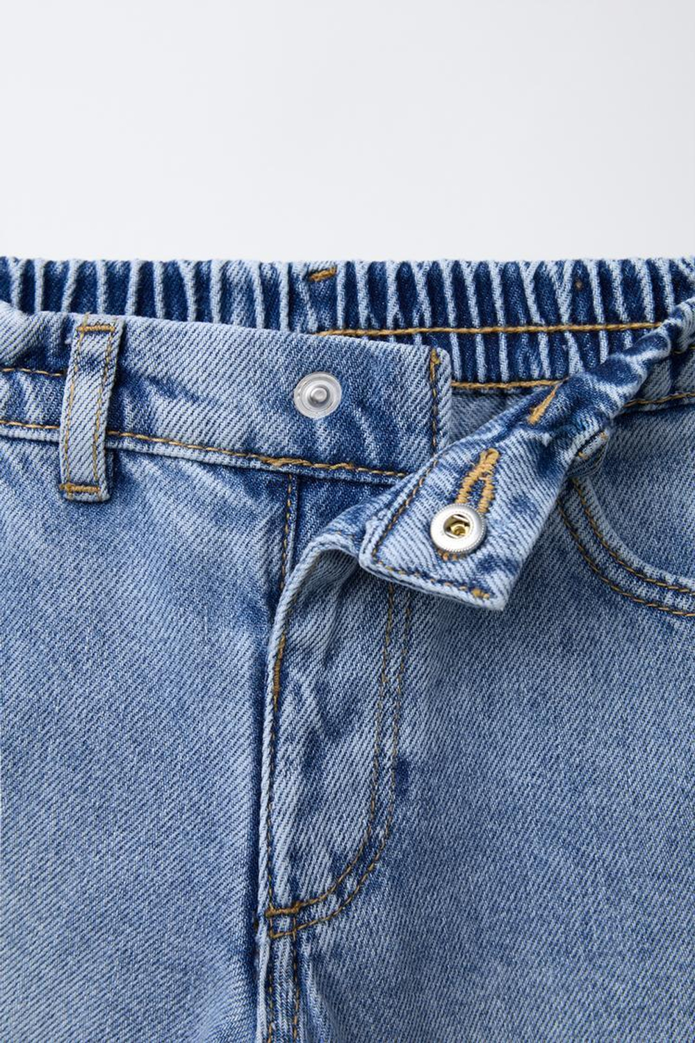 ZARA ДЖИНСЫ BAGGY, ВЫЦВЕТШИЙ СИНИЙ