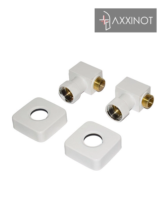 Набор фитингов угловой Квадрат 1/2 на 3/4 с квадратными отражателями