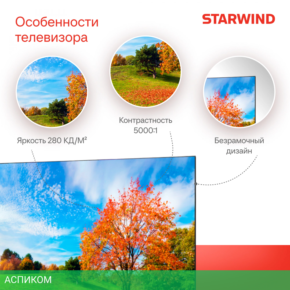 Телевизор LED Starwind 58" SW-LED58UG401