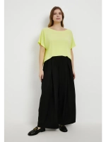 Брюки широкие со складками