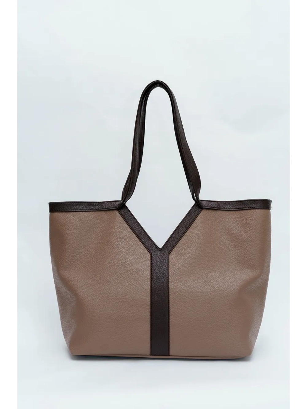 Сумка шоппер через плечо большая на молнии