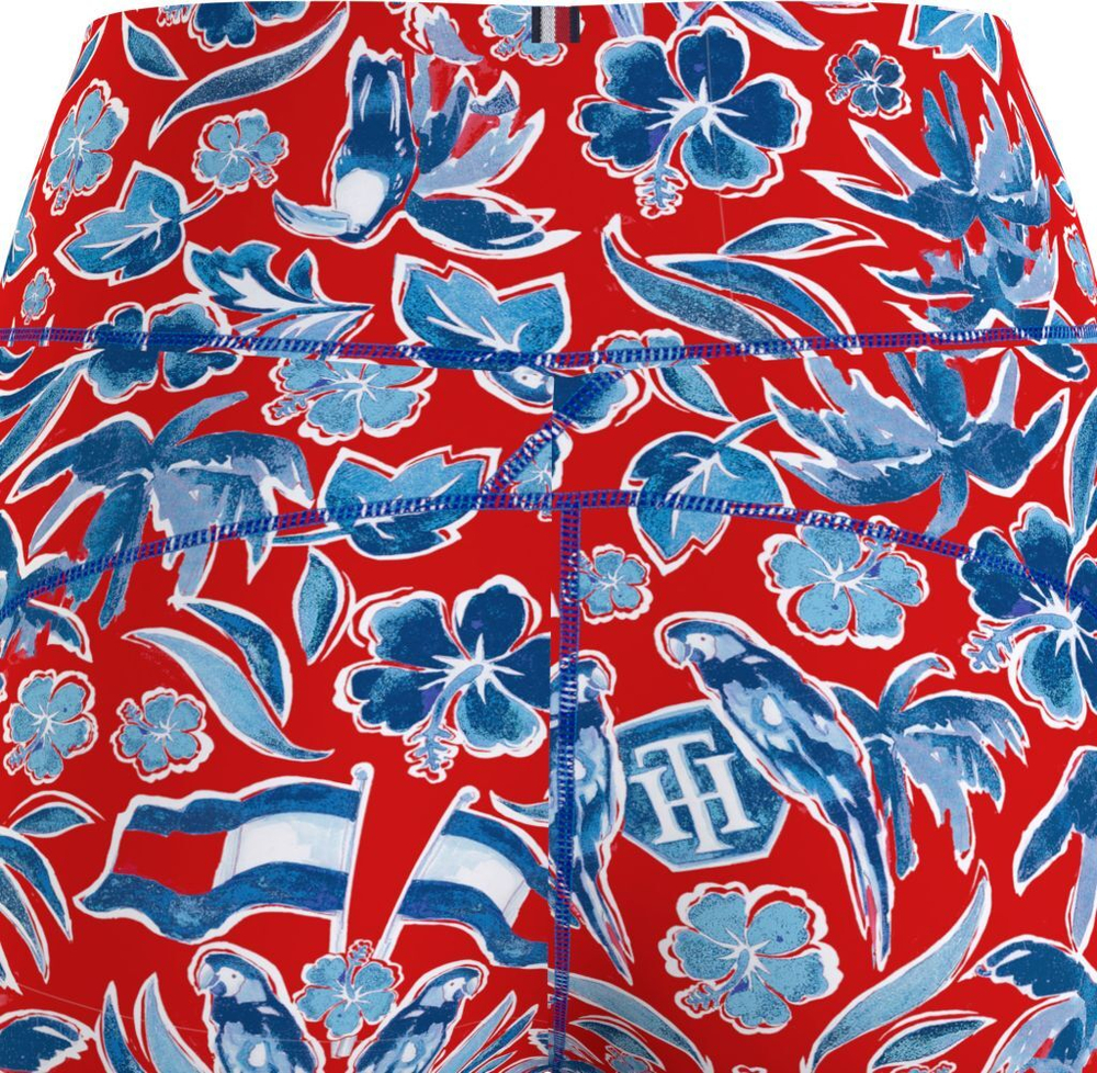 Женские теннисные шорты Tommy Hilfiger RW Floral AOP Short - Multikolor