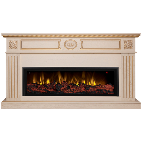 Каминокомплект Real Flame Siena 42/BV WT с очагом Beverly 1000 (без обогрева)