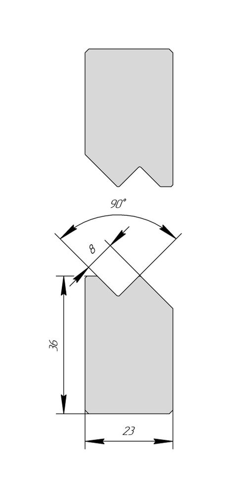 Z-вставки AZI 1144 90° Z8